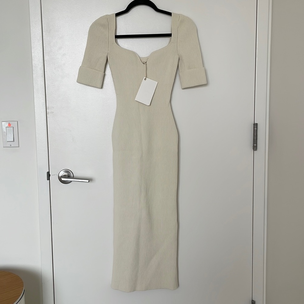 Khaite Knit Dress Ivory size S with Tags Attached